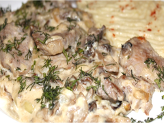 Бефстроганов свинина